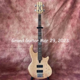 Custom G-WA Style MK1 Mark1 4 Strings Neck Through Body Electric Bass with Active Pickup Customized Order no Pickup