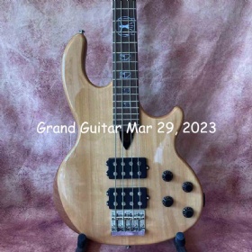 Custom G-WA Style MK1 Mark1 4 Strings Neck Through Body Electric Bass with Passive Pickup Customized Order