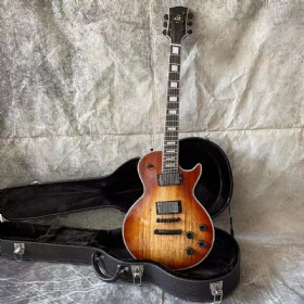 Custom Fanned Frets Les Paul LP Style Electric Guitar
