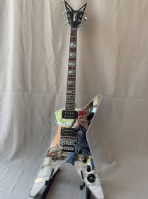 Custom Dime Washburn Signature ML Shaped Mirror Veneer ​Electric Guitar