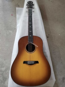 Custom dreadnought 41 inch slope shoulder j45aa advanced V shaped bracing AAAAA 5A all solid handmade Grand Premium satin Guitar