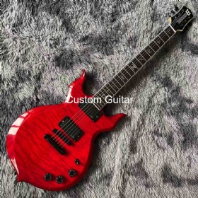 Custom Wylde Audio Flamed Maple Top Electric Guitar with bullseye and runes fret markers accept guitar OEM