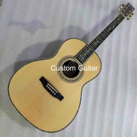 Custom Martin Style OOO Solid Rosewood Back Side Acoustic Guitar, Customized Logo on Headstock, Accept Guitar OEM