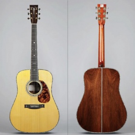Custom grand Handcrafted guitar factory all solid D45 rosewood OEM acoustic guitar high end folk guitar for sale