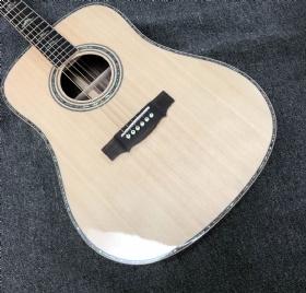 Custom Guild Style D-100S Solid Spruce Top Acoustic Guitar