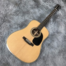 Custom 41 inch D28 model solid spruce wood glossing polished classic folk acoustic guitar
