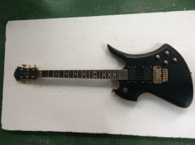 Custom B. C. Rich mockingbird electric guitar all gold hardware strange shape mocking bird guitar