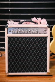 Custom Grand Overdrive Special with Reverb HW Hand-wired Guitar Amplifier Combo with V30 Speaker Pink Red Tolex Accept Amp OEM