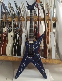 Blue Dimebag Dean Electric Guitar ML From Hell Lighting Body Bridge subsidence