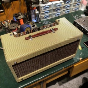 2025 Tweedle Dee Deluxe 5E3 Classic Mods Tweed Head, 6V6GT*2, 12AX7*2, 5Y3GT*1, Grand Amplifier, Accept Amp OEM