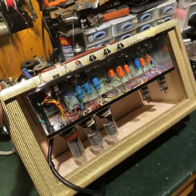 2025 Tweedle Dee Deluxe 5E3 Classic Mods Tweed Head, 6V6GT*2, 12AX7*2, 5Y3GT*1, Grand Amplifier, Accept Amp OEM