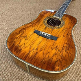 Top Quality Abalone Binding Inlays Maple Wood 41 Inch Dreadnought D-45M Acoustic Guitar