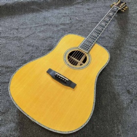 Custom Martin D-45 Copy, Sitka Spruce Top Solid Brazilian Rosewood Acoustic Guitar