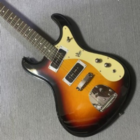 Custom Mosrite 1966 Style Electric Guitar High Quality P90 Pickup Hot Selling Free Delivery
