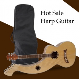 Custom 6+6 Strings S-18 Symphony Style Classic Harp Guitar