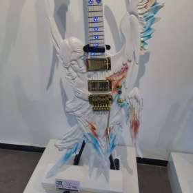 Custom Grand Irregular Body E Angels Electric Guitar with LED Light, Accept Electric Guitar OEM
