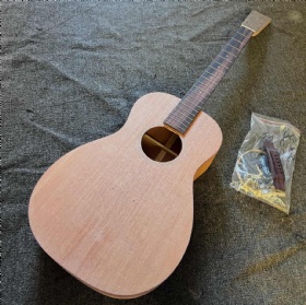 Custom O-15 Body Solid Mahogany Back Side Acoustic Guitar with 43mm Nut Width NO Painting