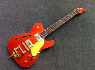 Tele Semi Hollow Body F Hole