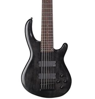 Edge 6 6-String Bass Transparent Black