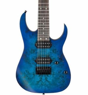 RG7421PB 7-String Flat Sapphire Blue