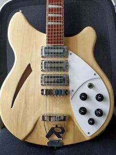 Custom 12 Strings Rick Style 370 Hollow Body Vintage Toaster Pickups Electric Guitar
