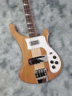 Custom 4 String Bass Log Color Maple Neck Through Mahogany Body