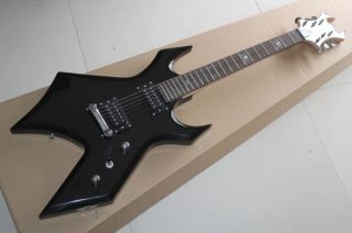 Custom Grand Style B.C.Rich Signature Special Electric Guitar Spider Inlays Open Pickups in Black Color
