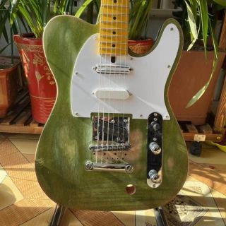 Custom Grand TPP Francis Rossi Status Quo Grand Tribute Relic Electric Guitar in Green Color