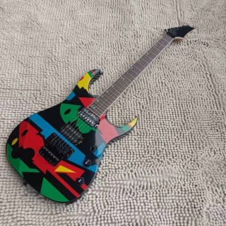 Custom JPM100 P1 Dream Theater John Petrucci Electric Guitar with Floyd Rose Tremolo Bridge Whammy bar Locking Nut Black Hardware
