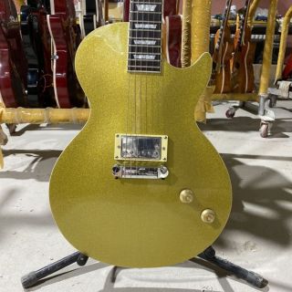 Custom Replica LP Electric Guitar Goldtop Single Pickups Chrome Hardware Rosewood Fingerboard