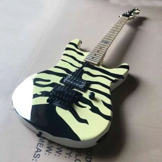 Custom Solid Wood Double Shake Vibrato System Electric Guitar