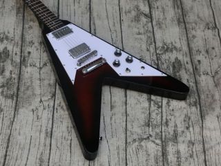 Custom Vintage Burst 70S V Electric Guitar Rosewood Fingerboard Mahogany Body