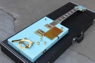 Custom Vintage Grand G5810 Bo Diddley Light Green Suqare Electric Guitar