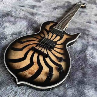 Custom Wylde Odin Audio Grail Charcoal Burst Buzzsaw Electric Guitar Accept GUITAR BASS OEM