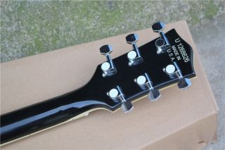 Customized Billy-Bo Signature Shaped Electric Guitar in Black Color